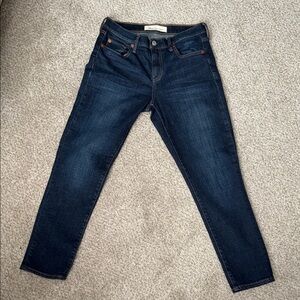 GAP Best Girlfriend Dark Blue Straight Leg, Pre owned in excellent condition